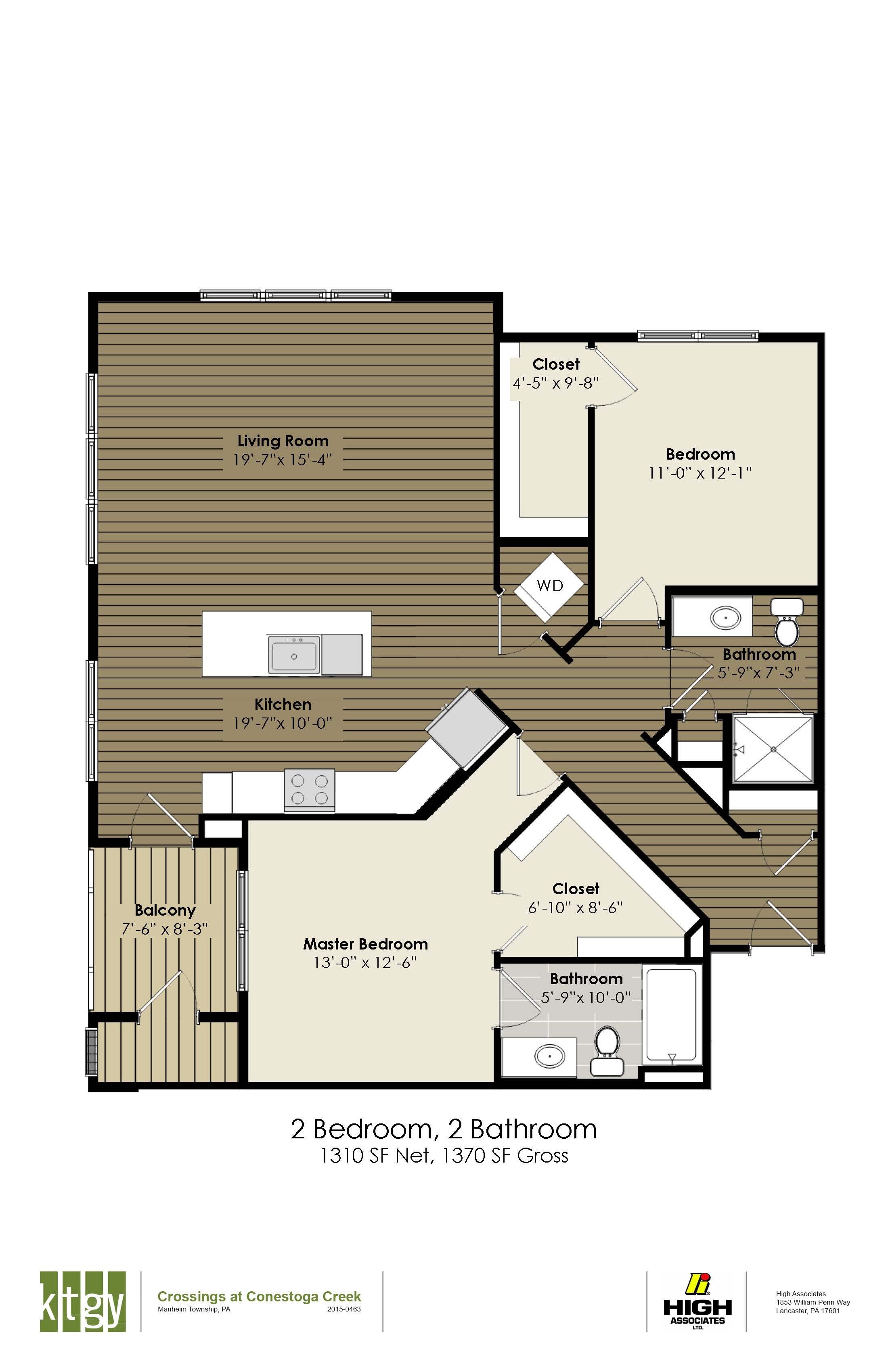 2 Bedroom - Stevens