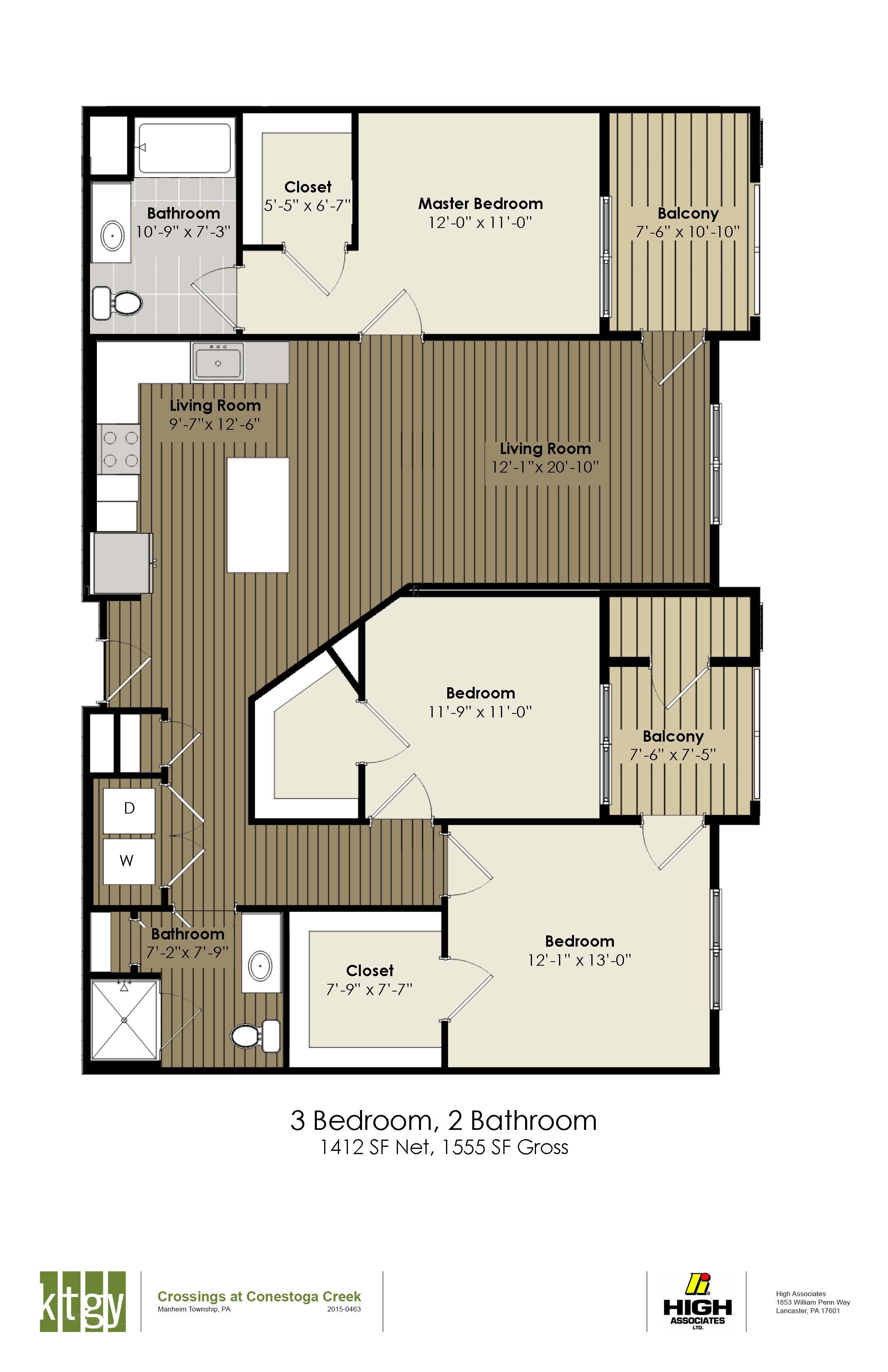 3 Bedroom ADA - Buchanan