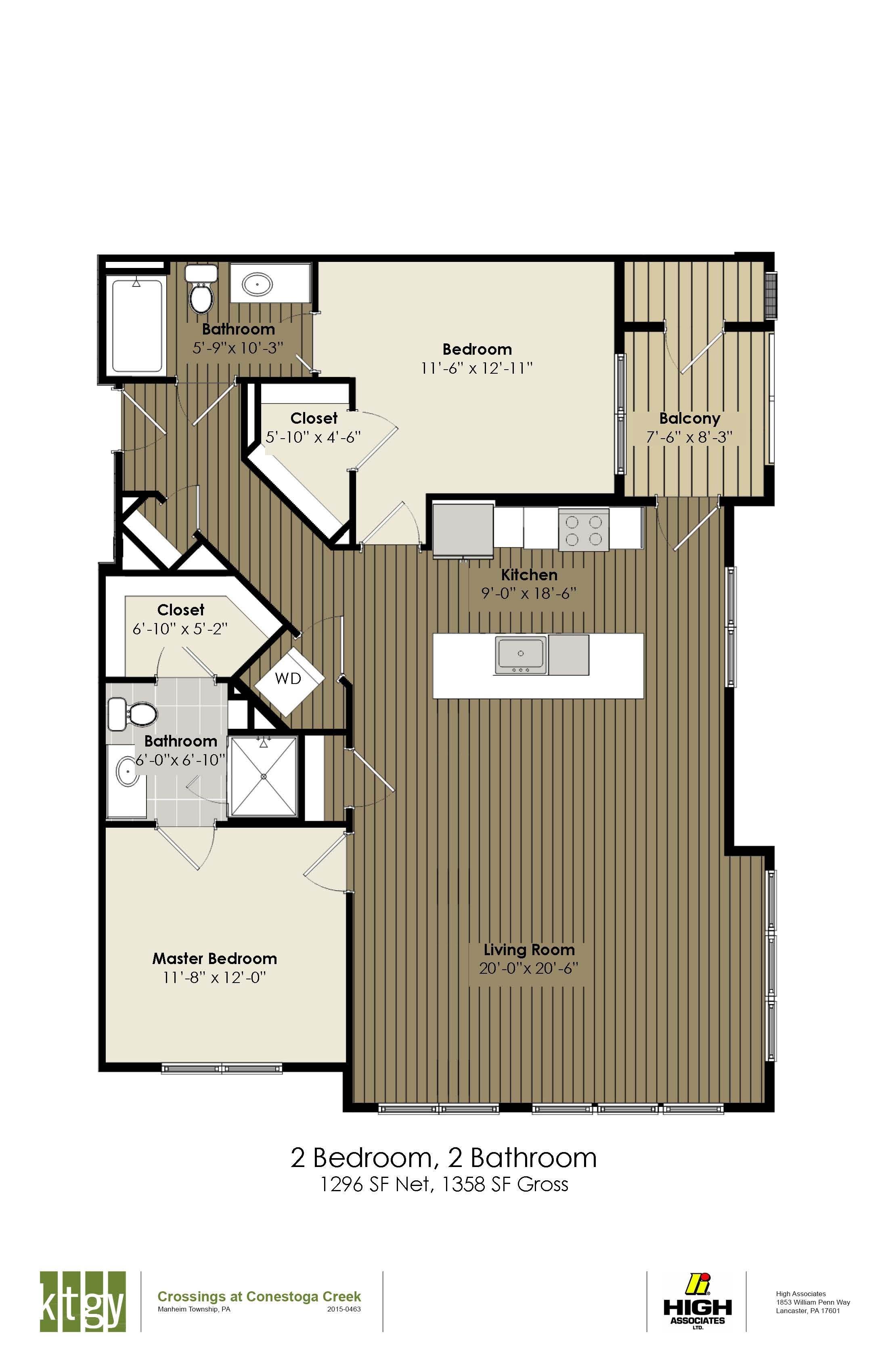 2 Bedroom - Hamilton